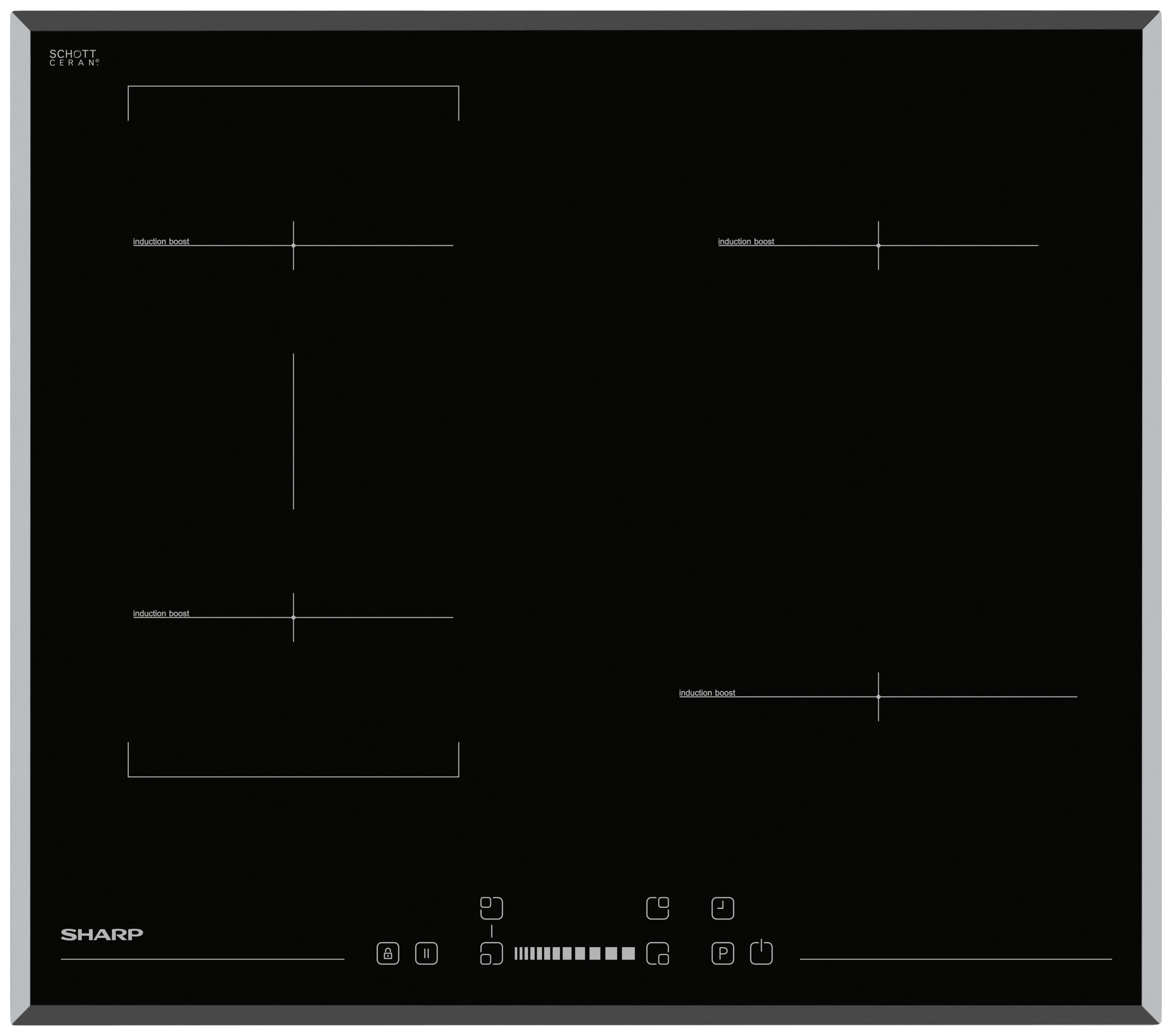 Sharp KH 6I27CS00 Slide Induction Hob. review