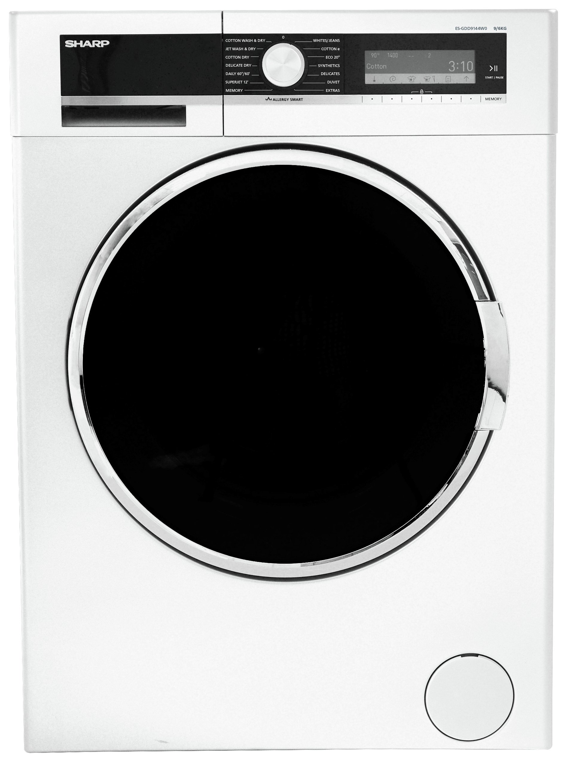 Sharp GDD9144W0 9KG Washer Dryer