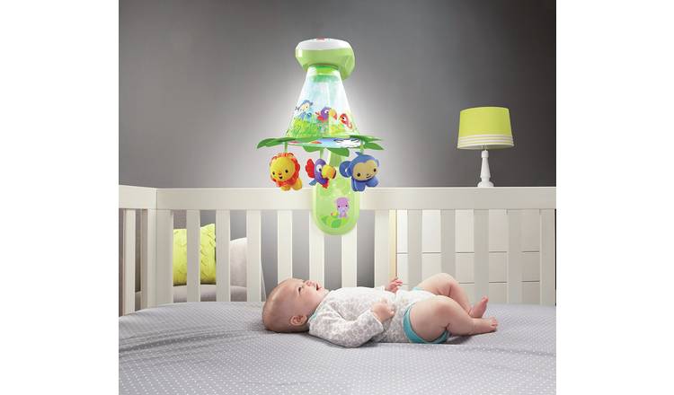 Buy Fisher Price Rainforest Grow With Me Projection Mobile Cot