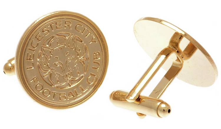 Gold Plated Leicester Cufflinks.