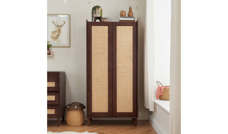 Tutti Bambini Japandi 2 door Wardrobe - Walnut