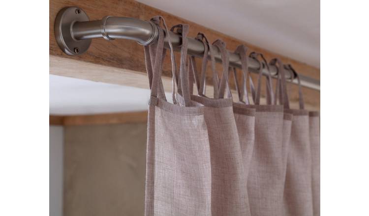 Taupe deals voile curtains