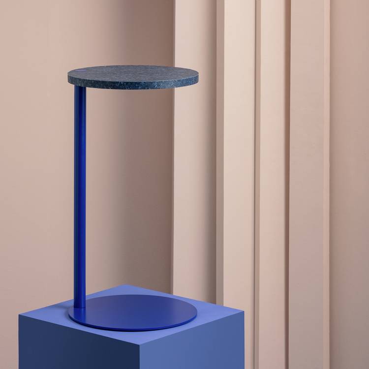 Habitat 60 Side Table by Planq - Blue 0