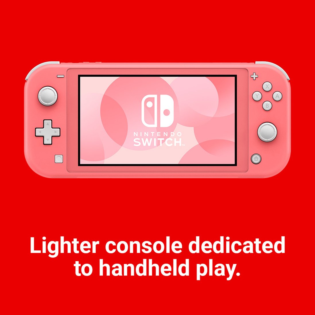 Buy Nintendo Switch Lite Handheld Console - Coral | Nintendo