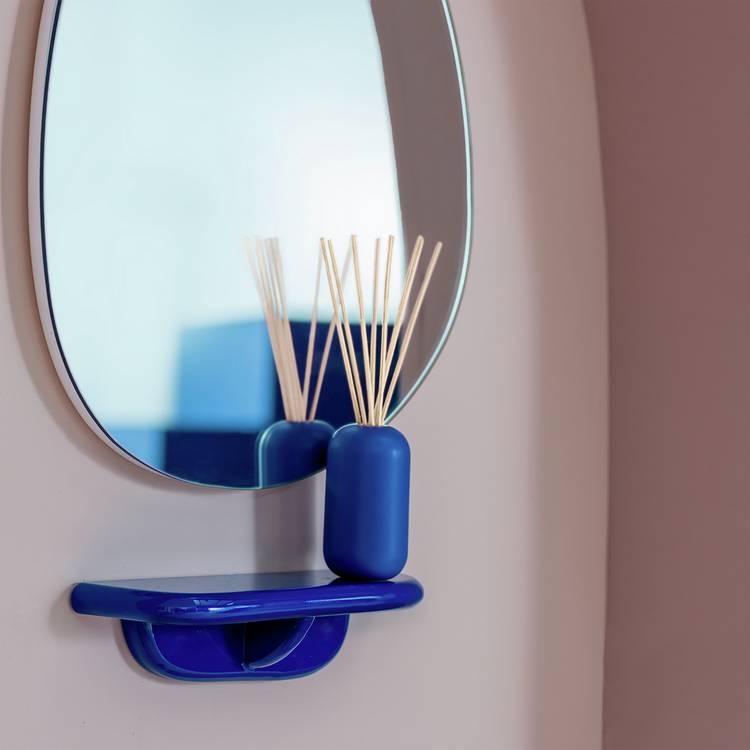 Habitat 60 Yumemi Wall Shelf by Felix Conran - Blue 0