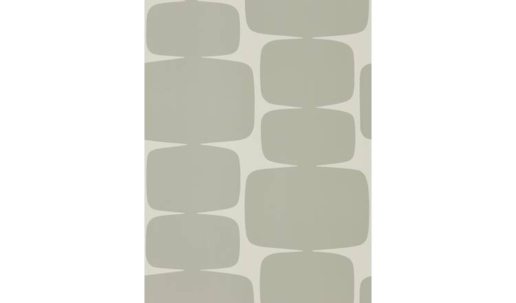 Scion Oversized Abstract Cream Wallpaper