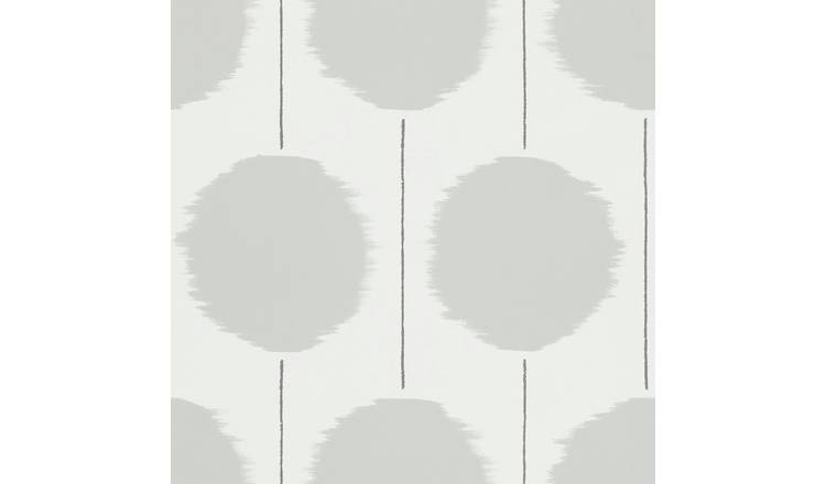 Scion Kimi Graphite Pebble Grey Wallpaper