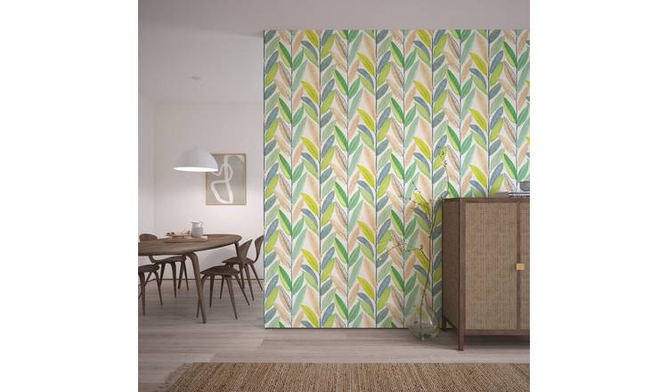 Scion Banana Leaves Tropicana Wallpaper