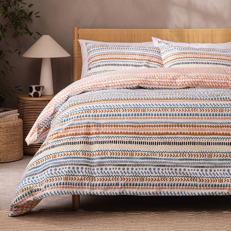 Habitat Mark Making Print Bedding Set - Single 0