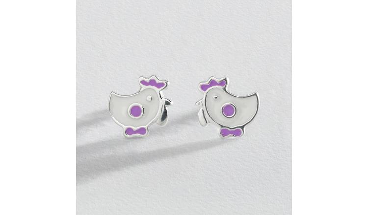 Silver unicorn hot sale earrings argos