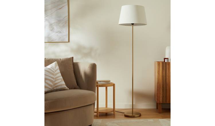 Argos Home Tisa Base Only Floor Lamp - Brass