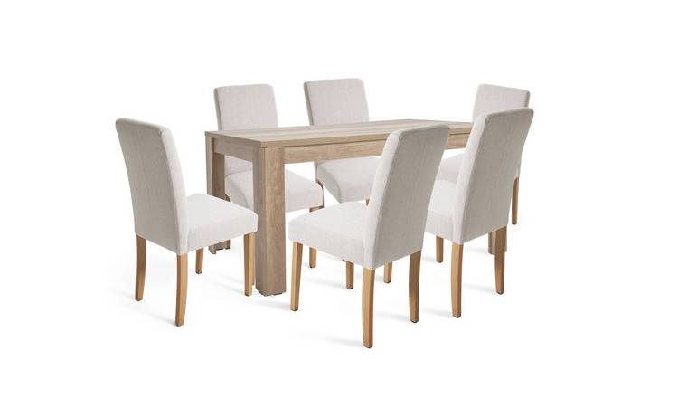 Argos home ext rectangular dining table & 4 folding 2024 chairs