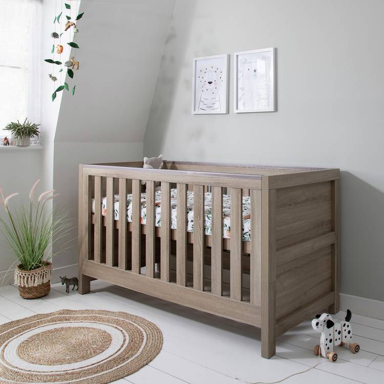 Tutti Bambini Modena Cot bed - Oak 0