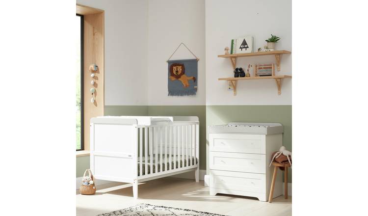 Tutti Bambini Rio 2 Piece Nursery Furniture - White