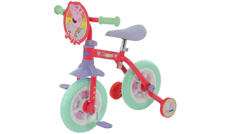 Buy Peppa Pig 2 in 1 10 Inch Wheel Size Training Bike Kids bikes Argos