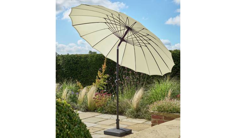 Buy Norfolk Leisure Geisha 2.5m Tilting Garden Parasol - Taupe | Garden ...