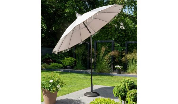 Norfolk Leisure Carrousel 2.5m Tilting Garden Parasol - Grey