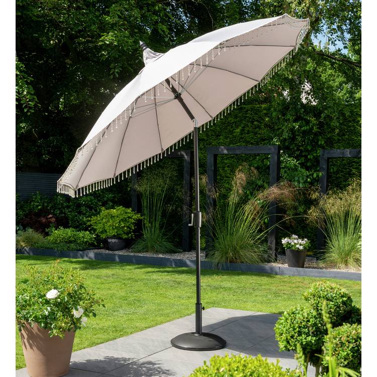 Norfolk Leisure Carrousel 2.5m Tilting Garden Parasol - Grey 0