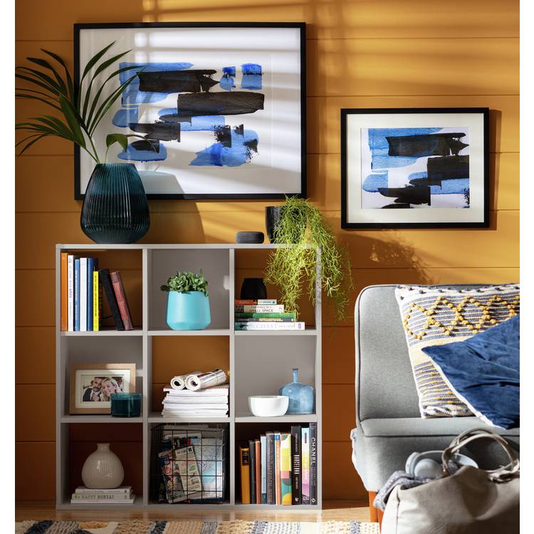 Argos Home Squares 9 Cube Storage Unit - Grey 0