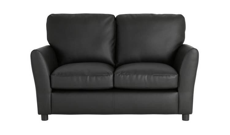 Argos faux deals leather sofa