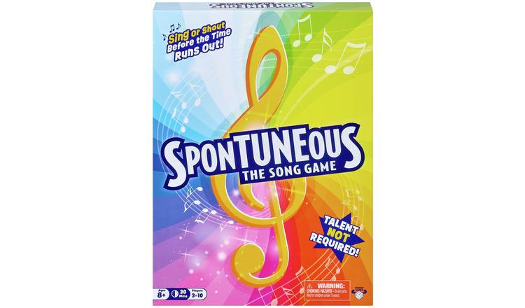 Spontuneous - The Song Game - Sing It or Shout It - Talent NOT Required -  Family Party Board Game…
