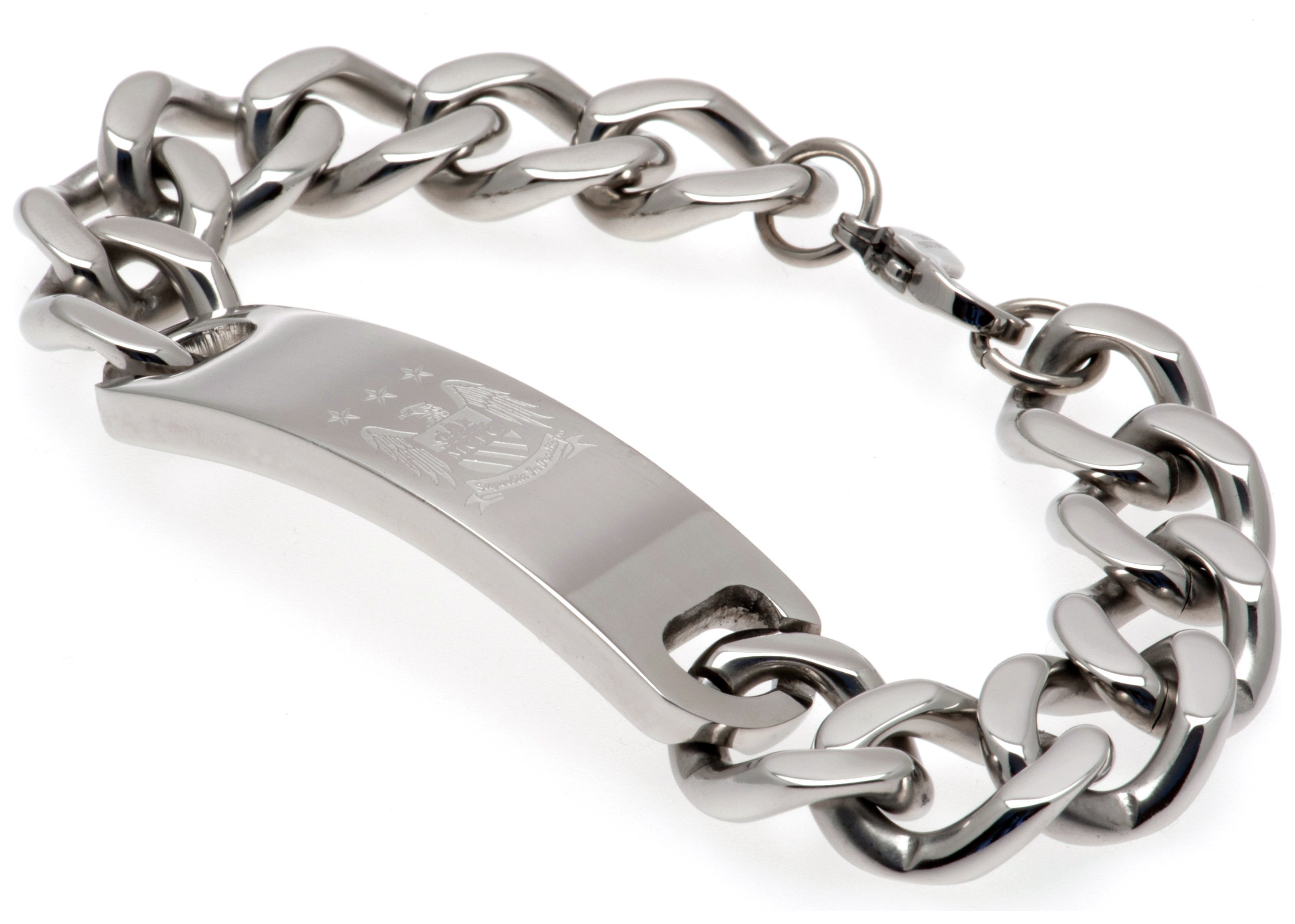 Stainless Steel Manchester City Heavy ID Bracelet review