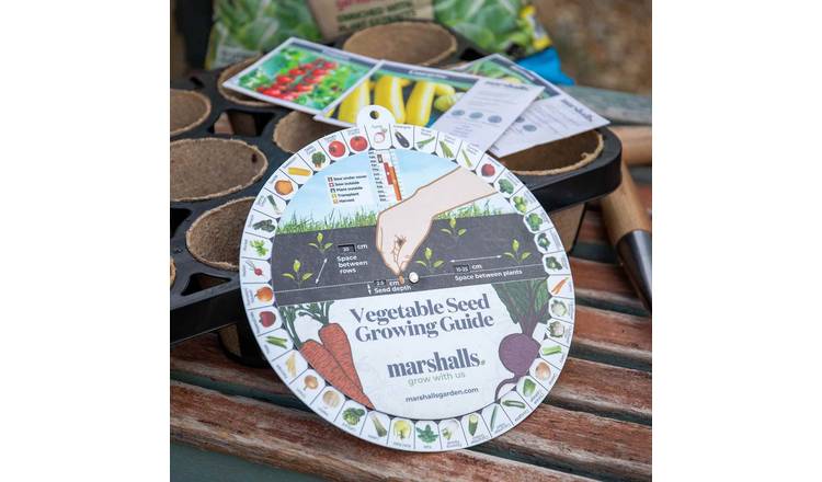 Marshalls Garden Vegetable Seed Guide Wheel