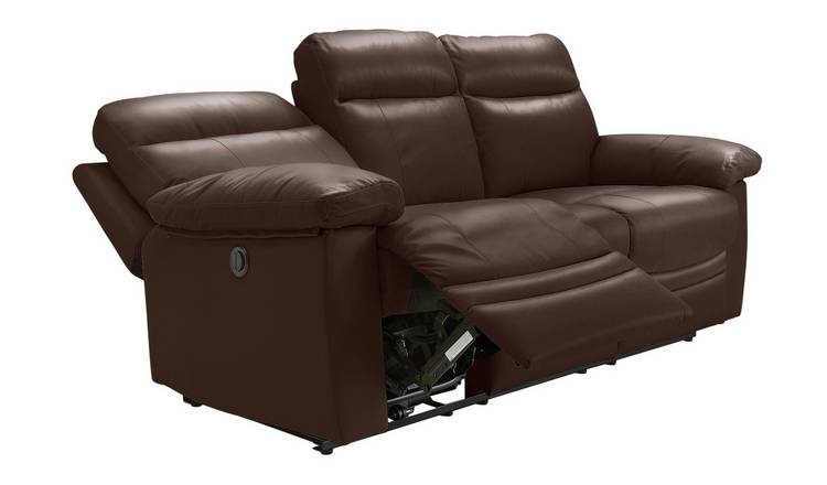 Leather recliner sofa discount argos