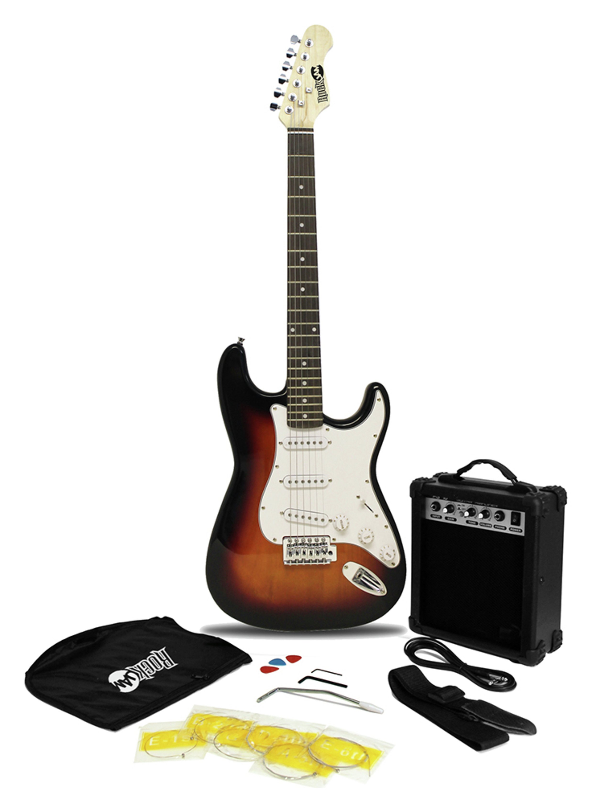 Rockburn Sunburst Electric Guitar Package