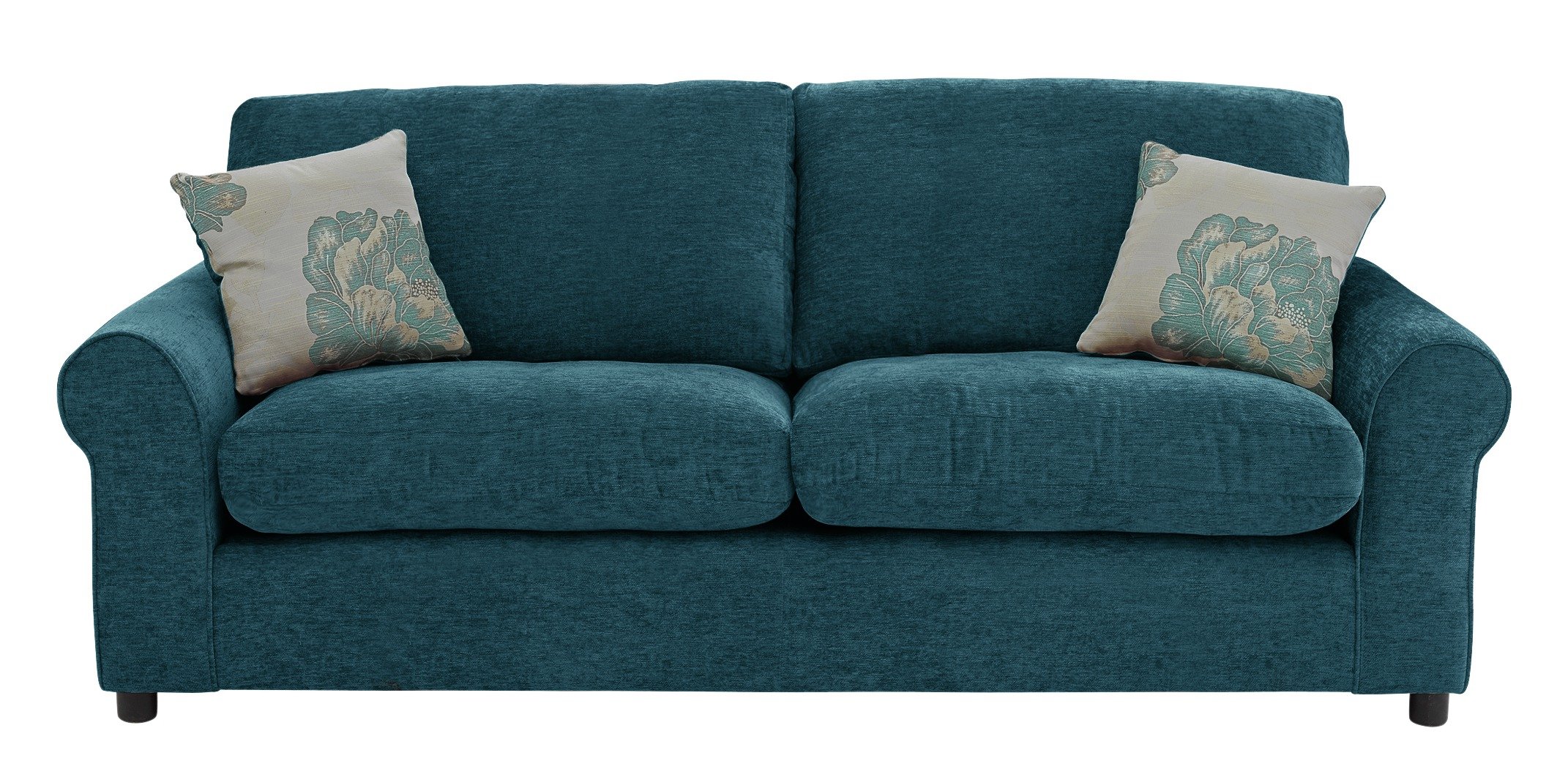 Argos Home Tessa 3 Seater Fabric Sofa Teal (5711411) Argos Price