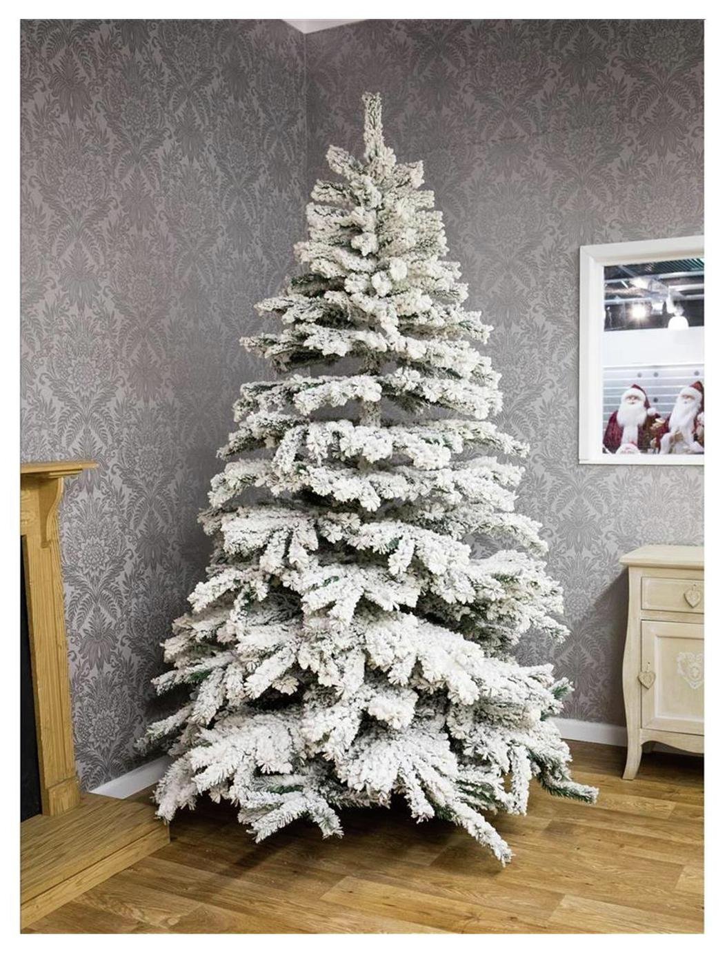 6ft Flocked Mountain Christmas Tree Reviews