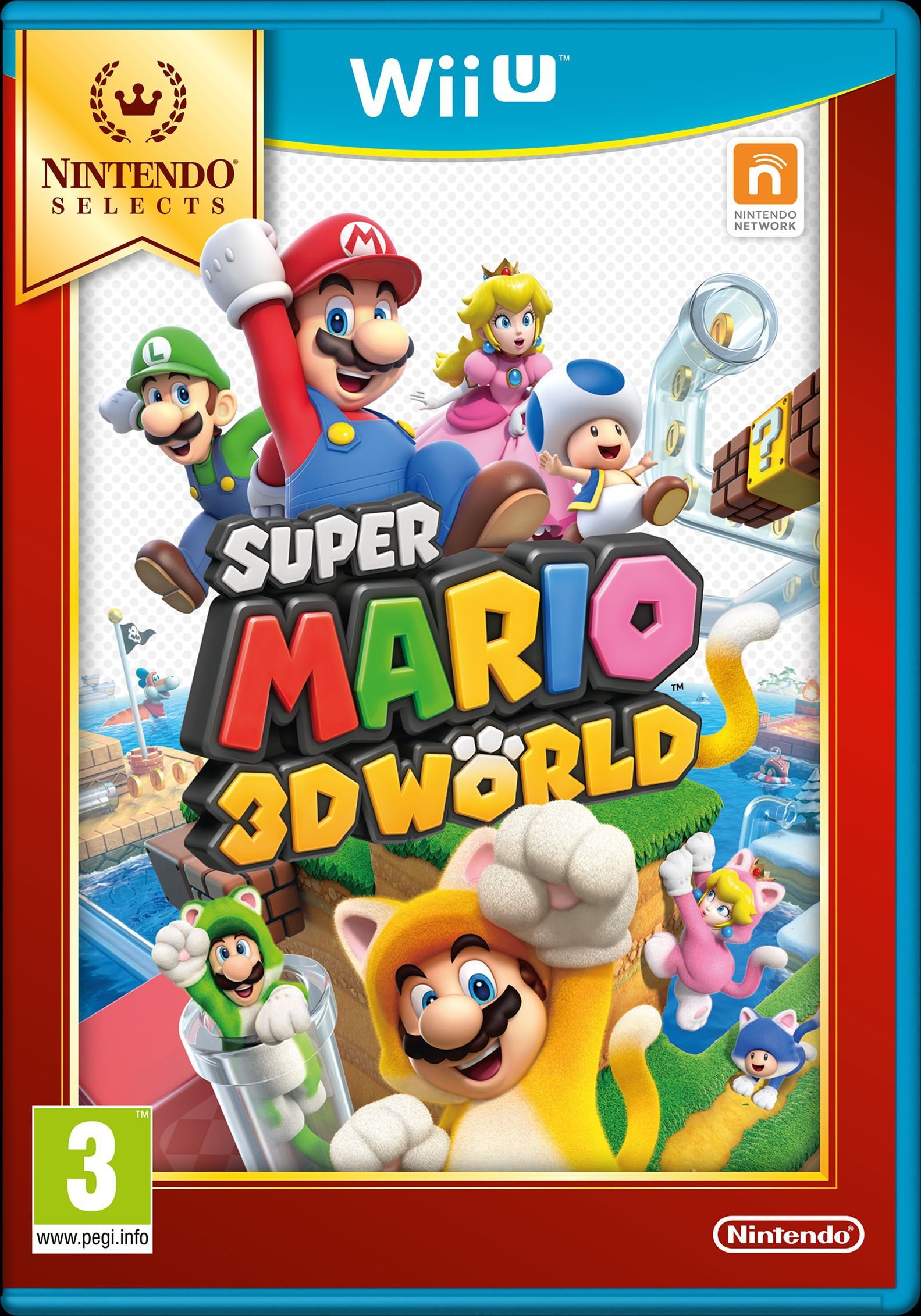 Mario 3D World Nintendo Wii U Game. Review