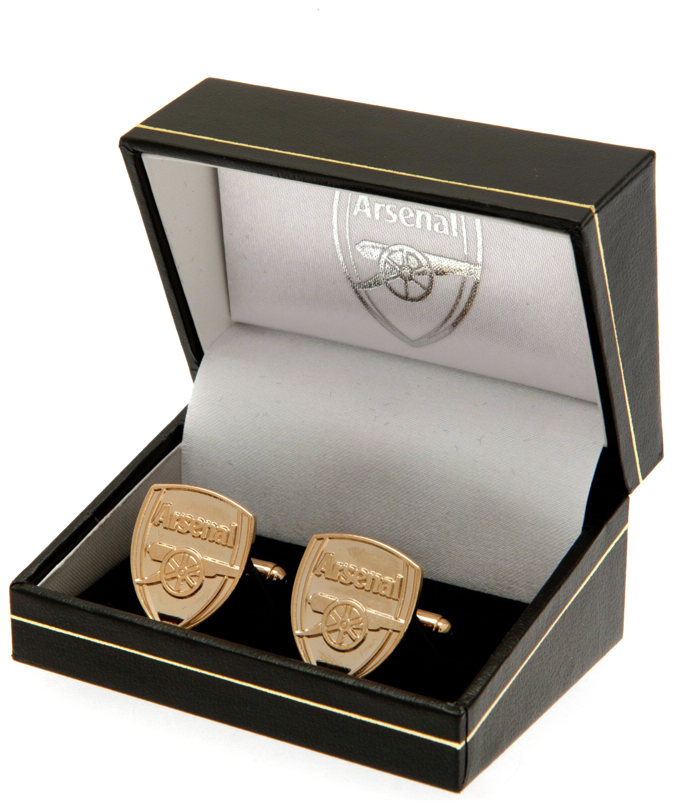 Gold Plated Arsenal Cufflinks. Review