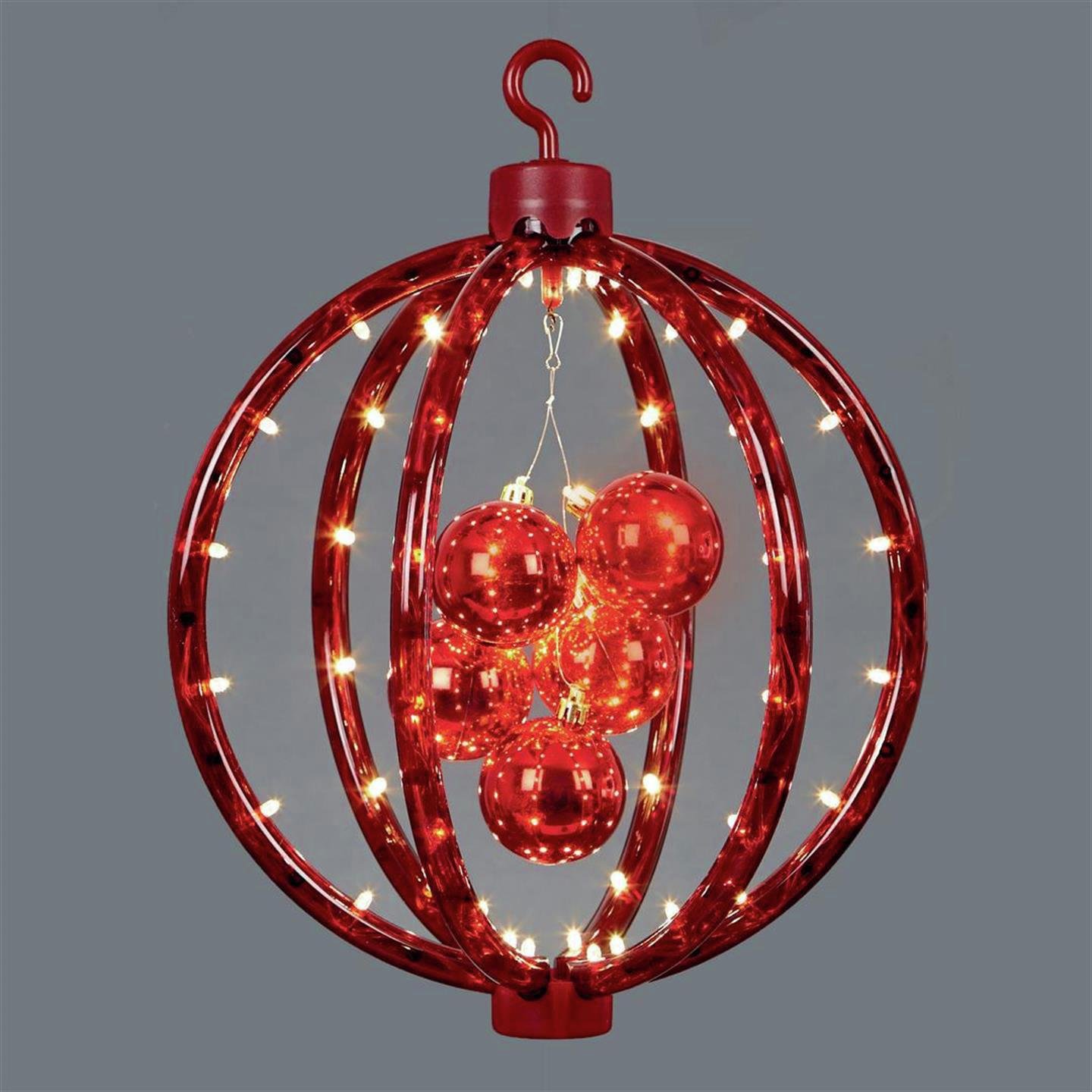 30CM Red Reflector Ball LED Light