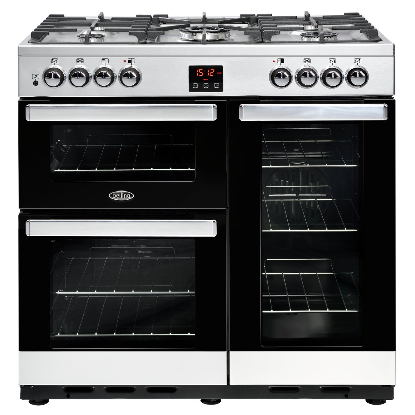 Belling Cookcentre 90DFT Dual Fuel Range Cooker Black review