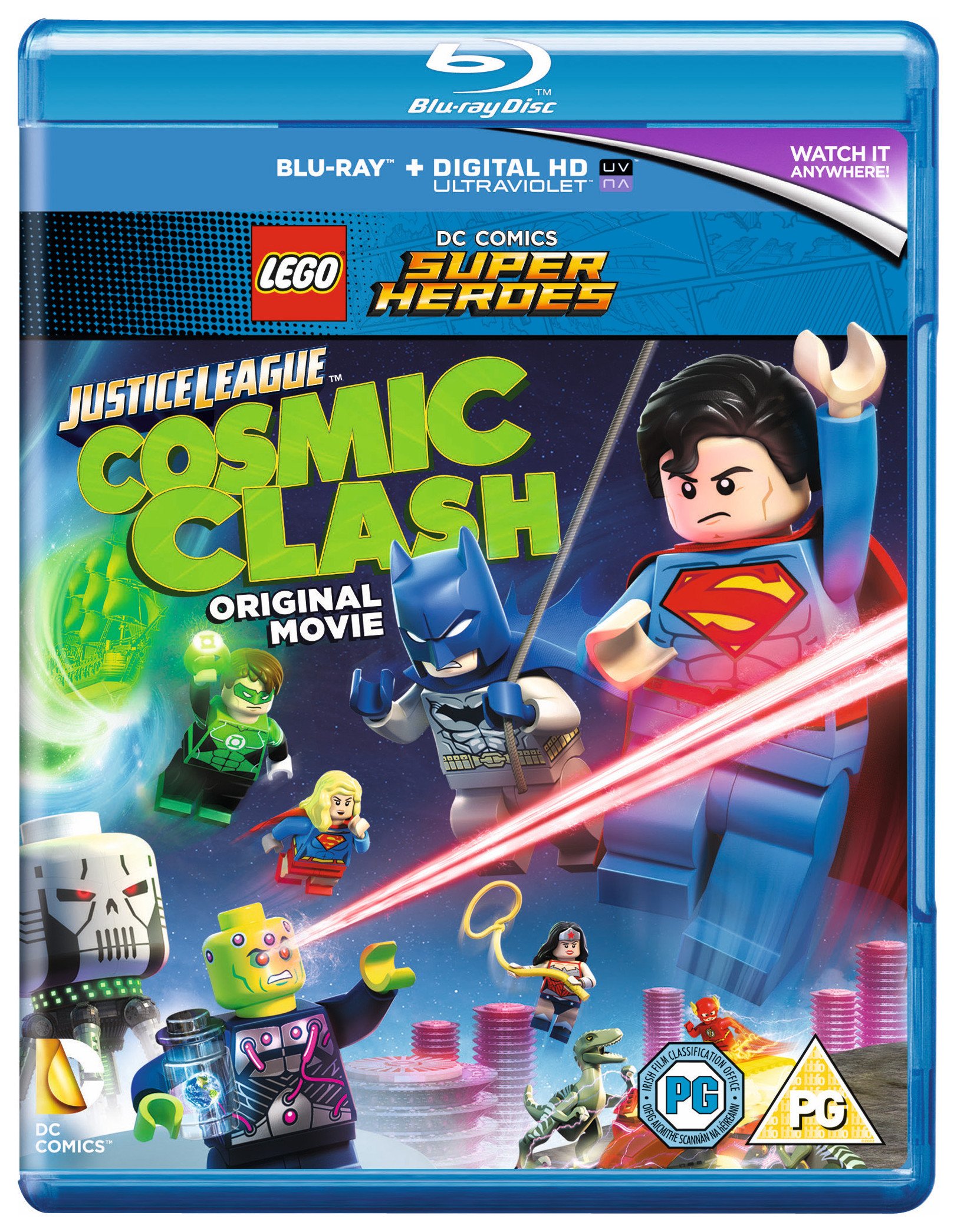 LEGO DC Justice League Cosmic Clash Blu-ray. Review