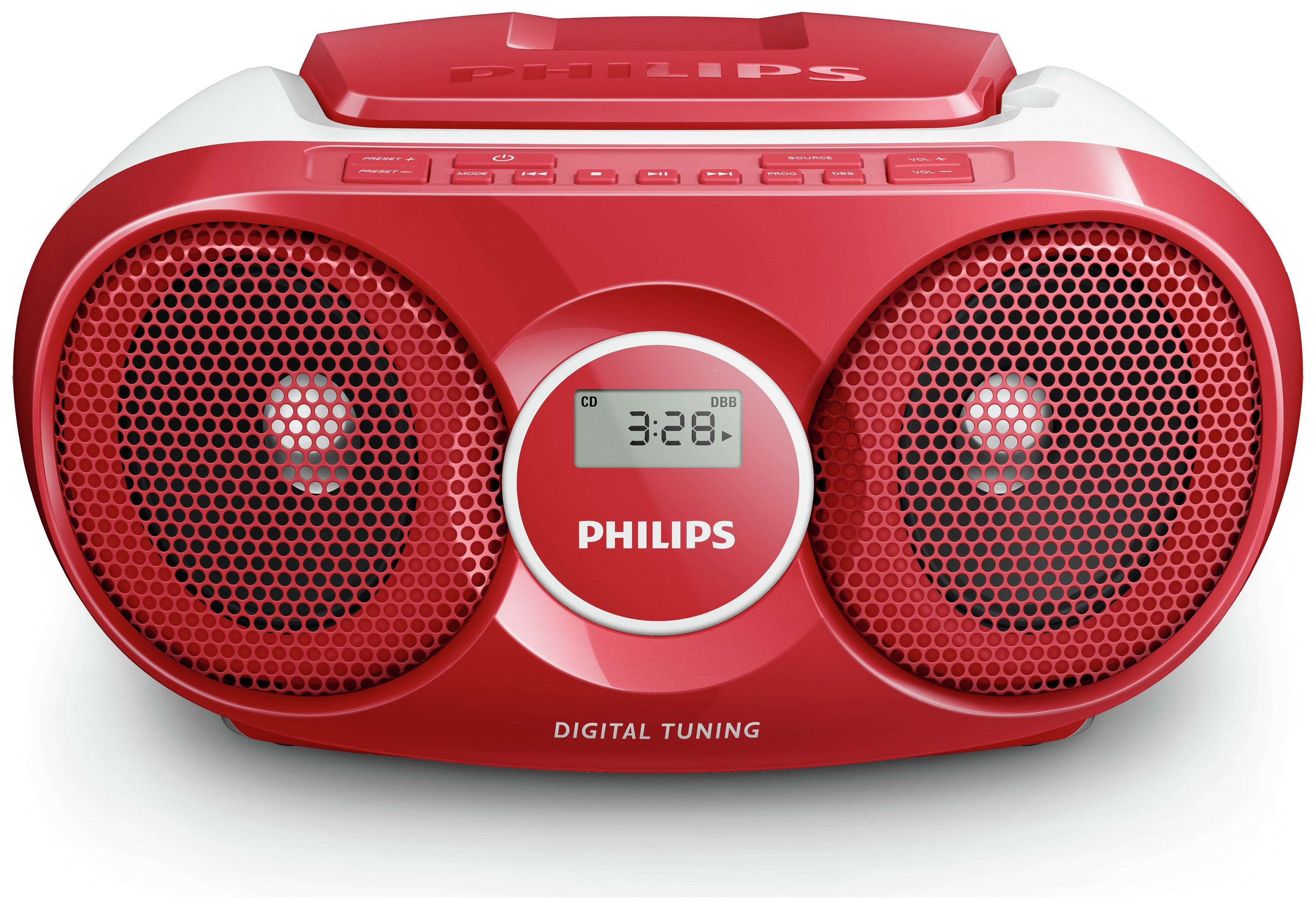 Philips AZ215R/05 Boombox - Red