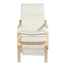 Buy Argos Home Bentwood High Back Chair & Footstool - Natural