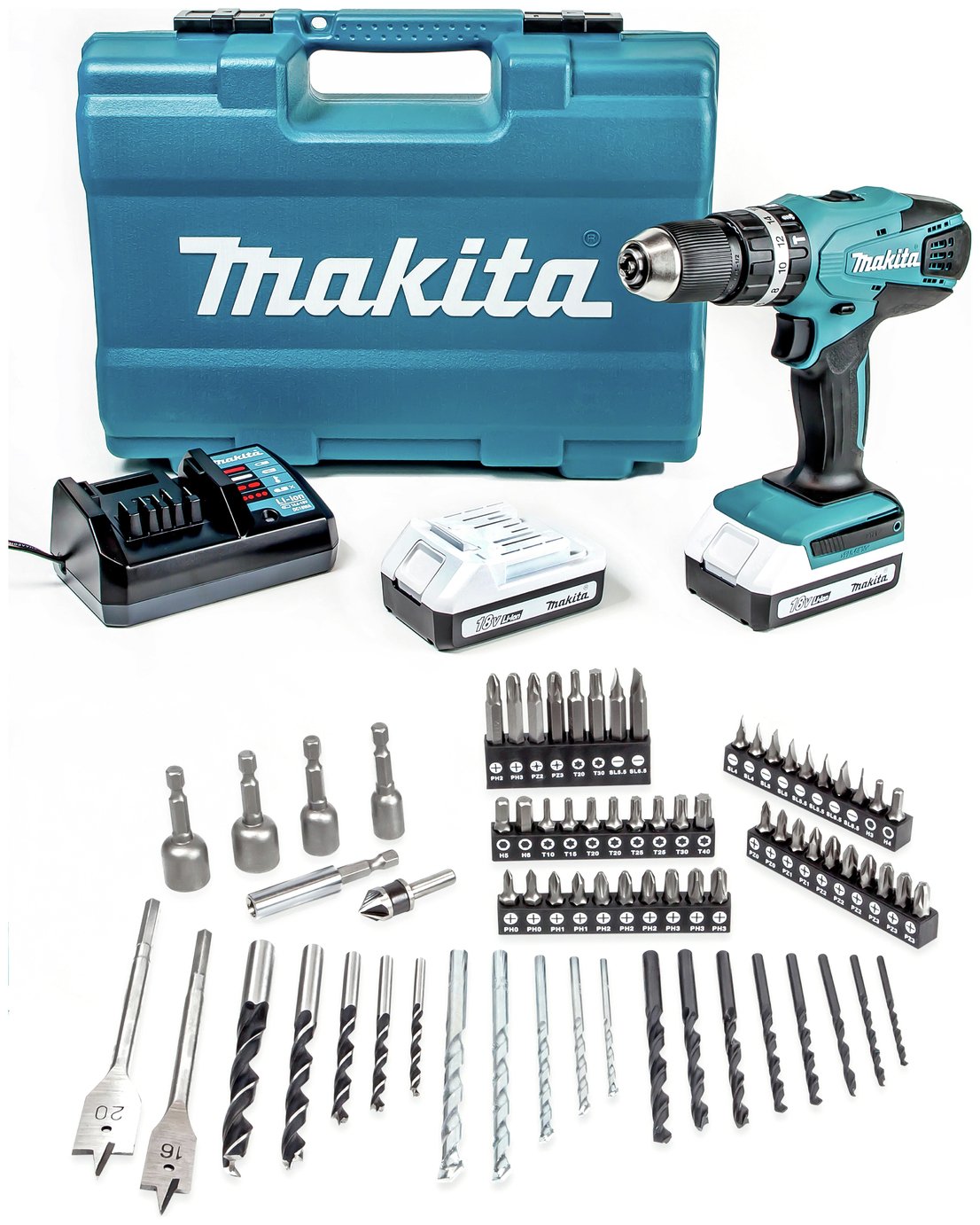 Makita G-Series Cordless Combi Drill 74Pc Set Review