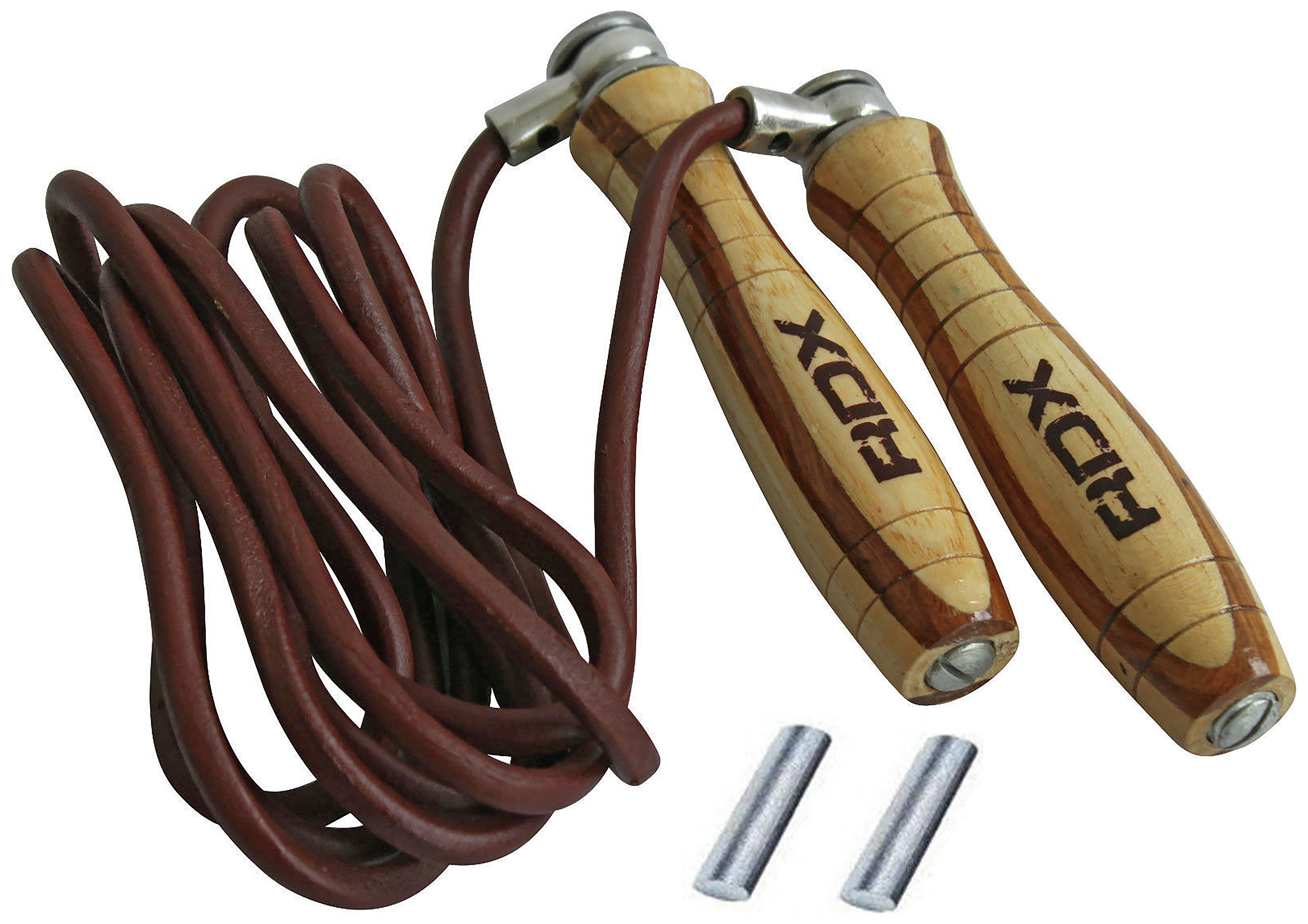 RDX Weighted Leather Skipping Rope
