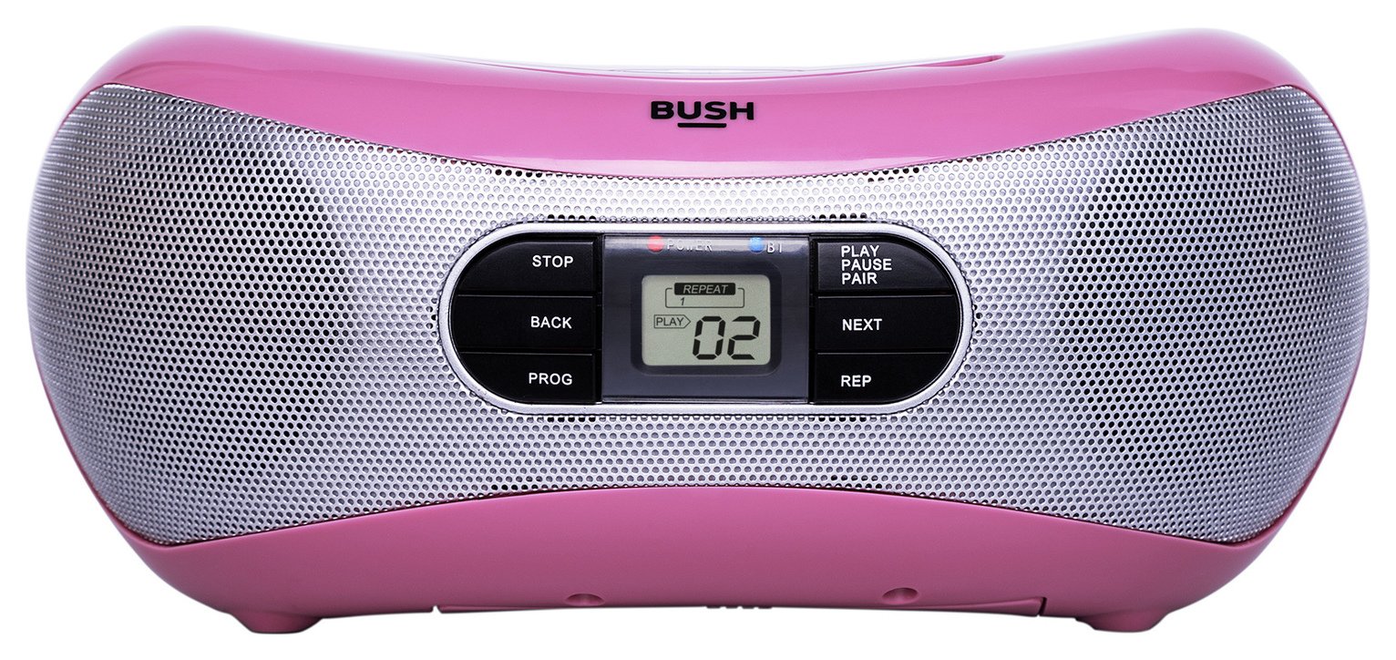 Buy Bush Bluetooth Boombox - Pink | CD 