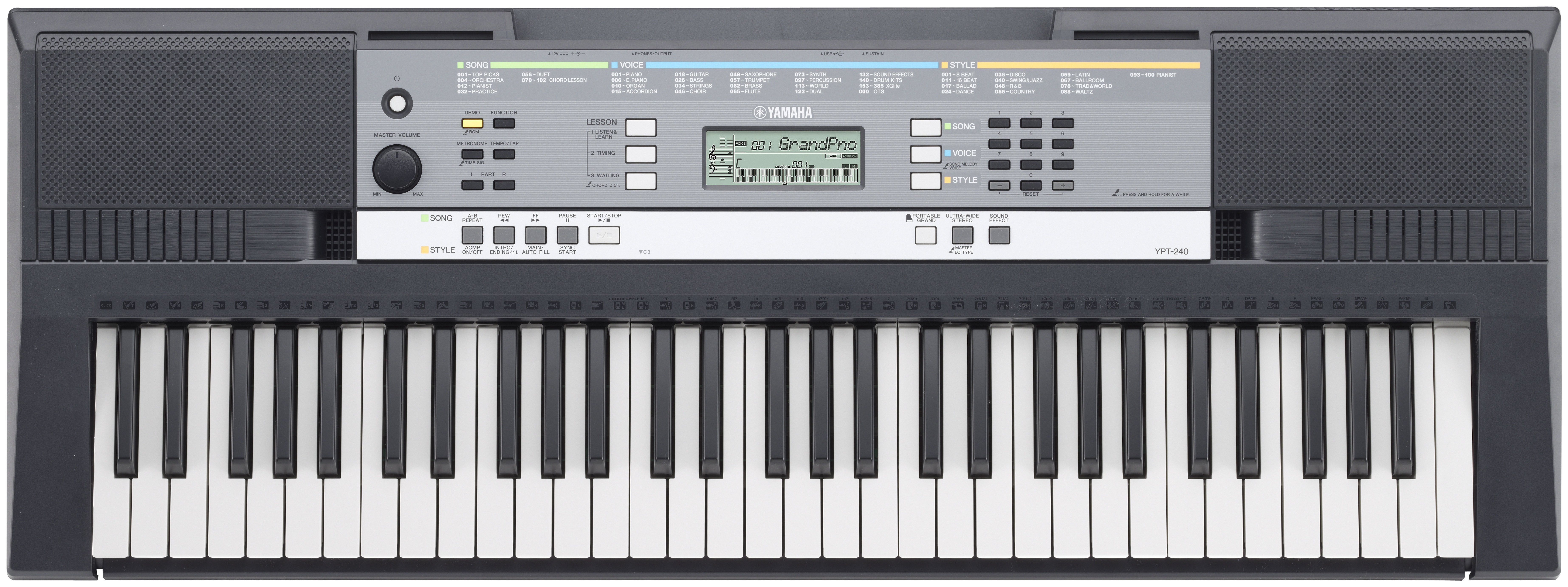 Yamaha YPT-240 Full Size Keyboard