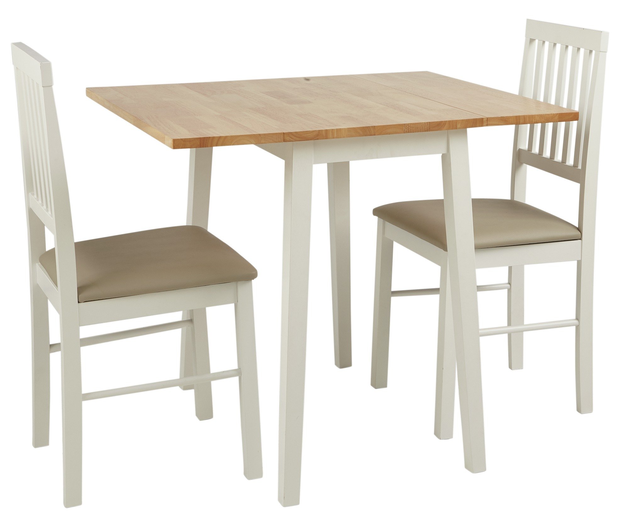 Argos Home Kendal Extendable Wood Table & 2 Chairs -Two Tone review