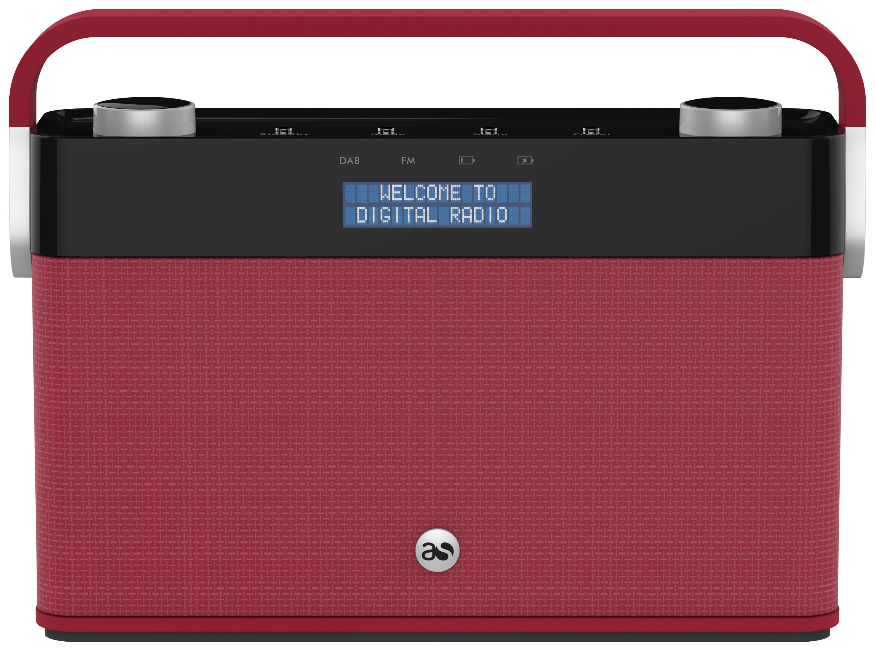 Acoustic Solutions DAB Radio - Red