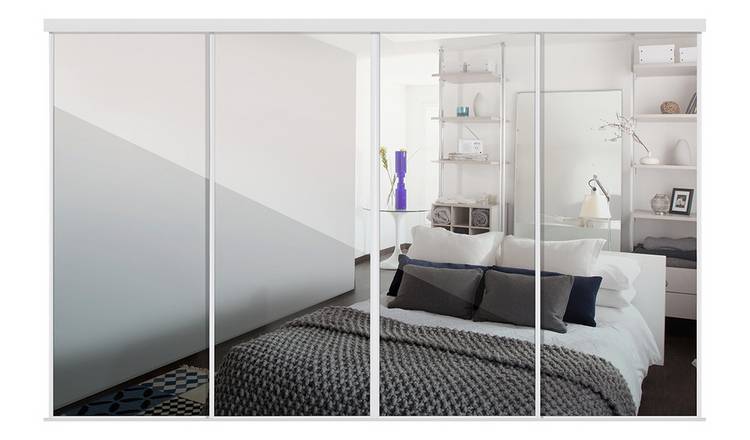 Argos sliding mirror deals wardrobe