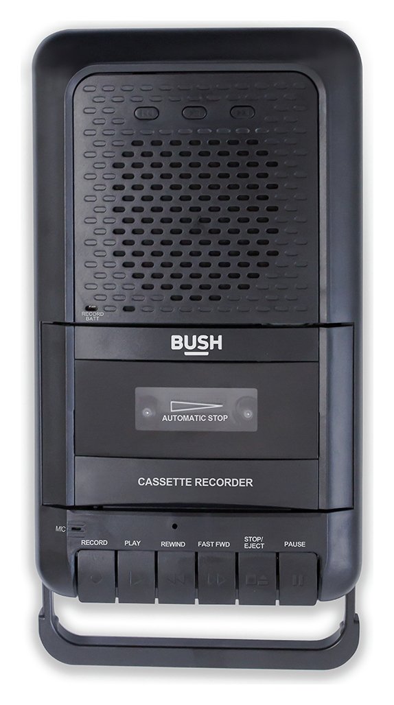 Bush Cassette Player and Recorder - Black