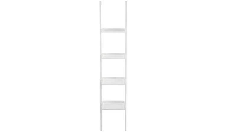 Buy Habitat Jessie 4 Shelf Narrow Leaning Bookshelf White