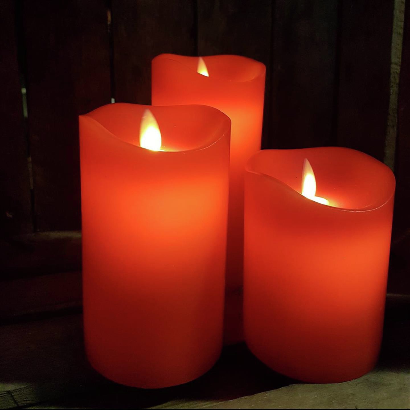 Set of 3 Dancing Flame Candles Reviews
