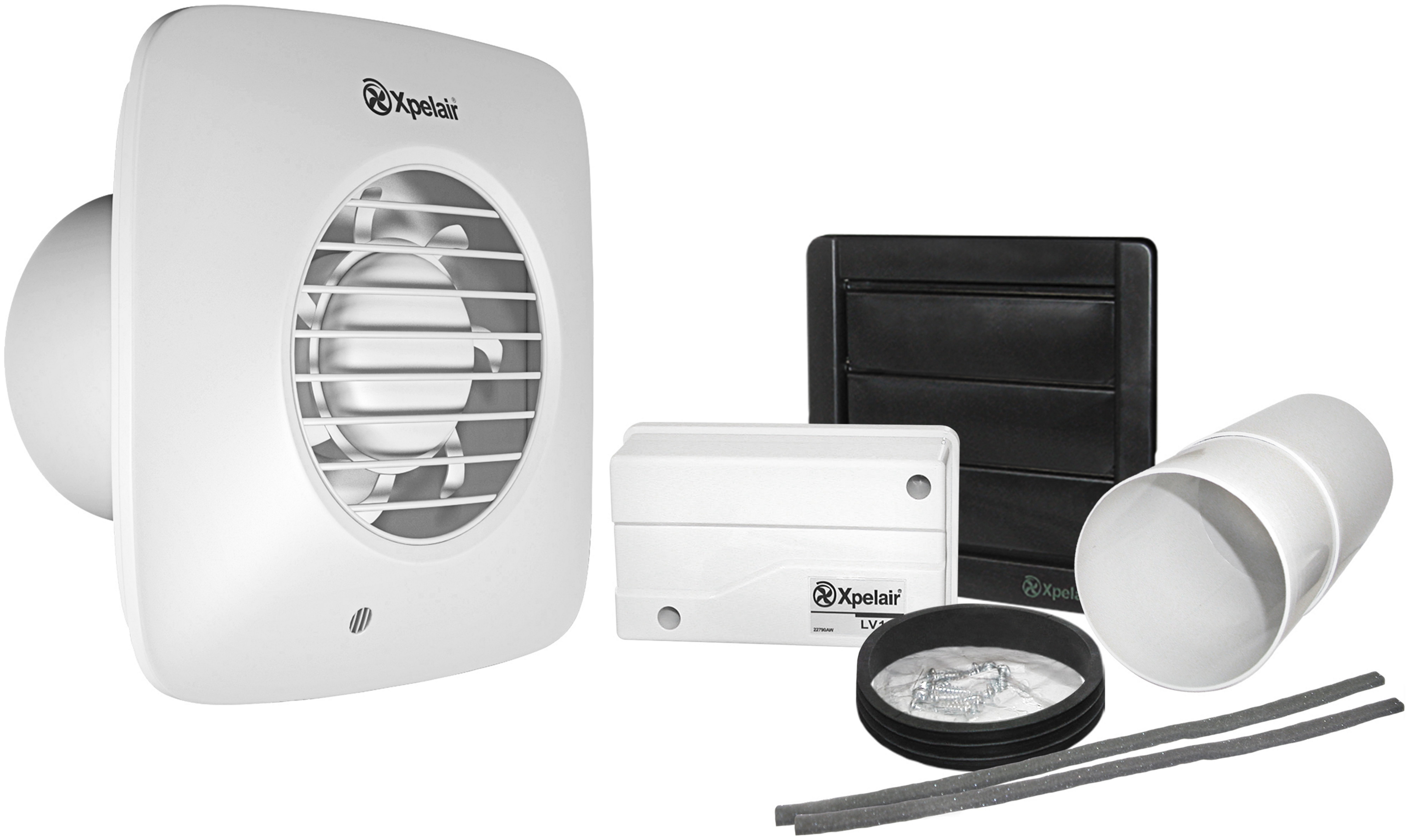 Xpelair Simply Silent LV100 Low Voltage Timer Bathroom Fan.