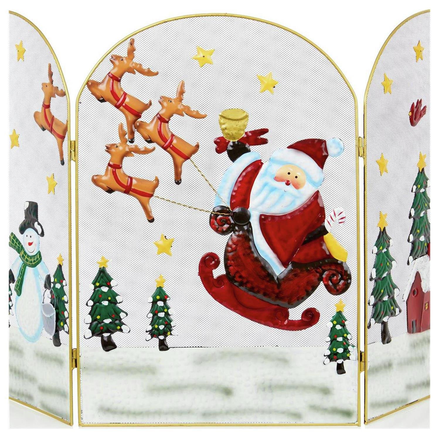 Santa with Sleigh Fireguard Reviews
